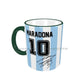 New Maradona Jersey Ceramic Mugs