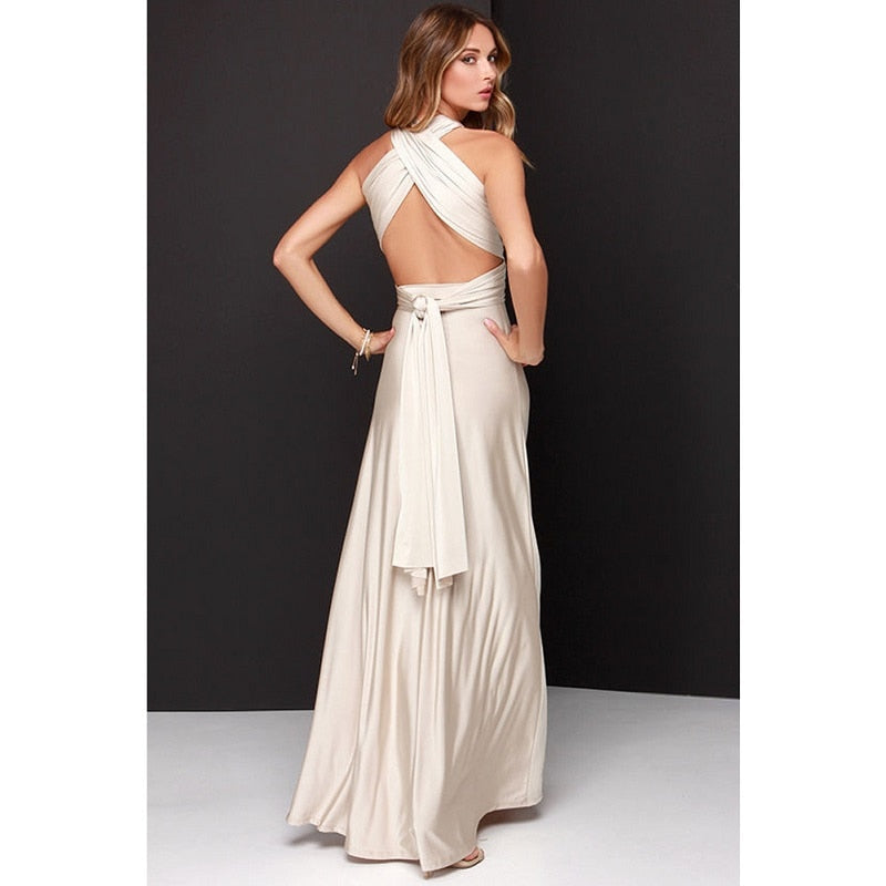 Women Multiway Wrap Convertible Boho Maxi