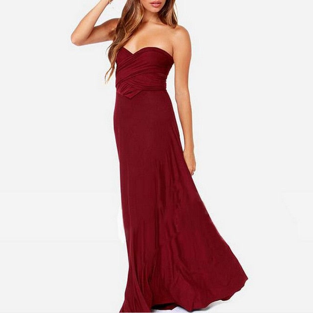 Women Multiway Wrap Convertible Boho Maxi