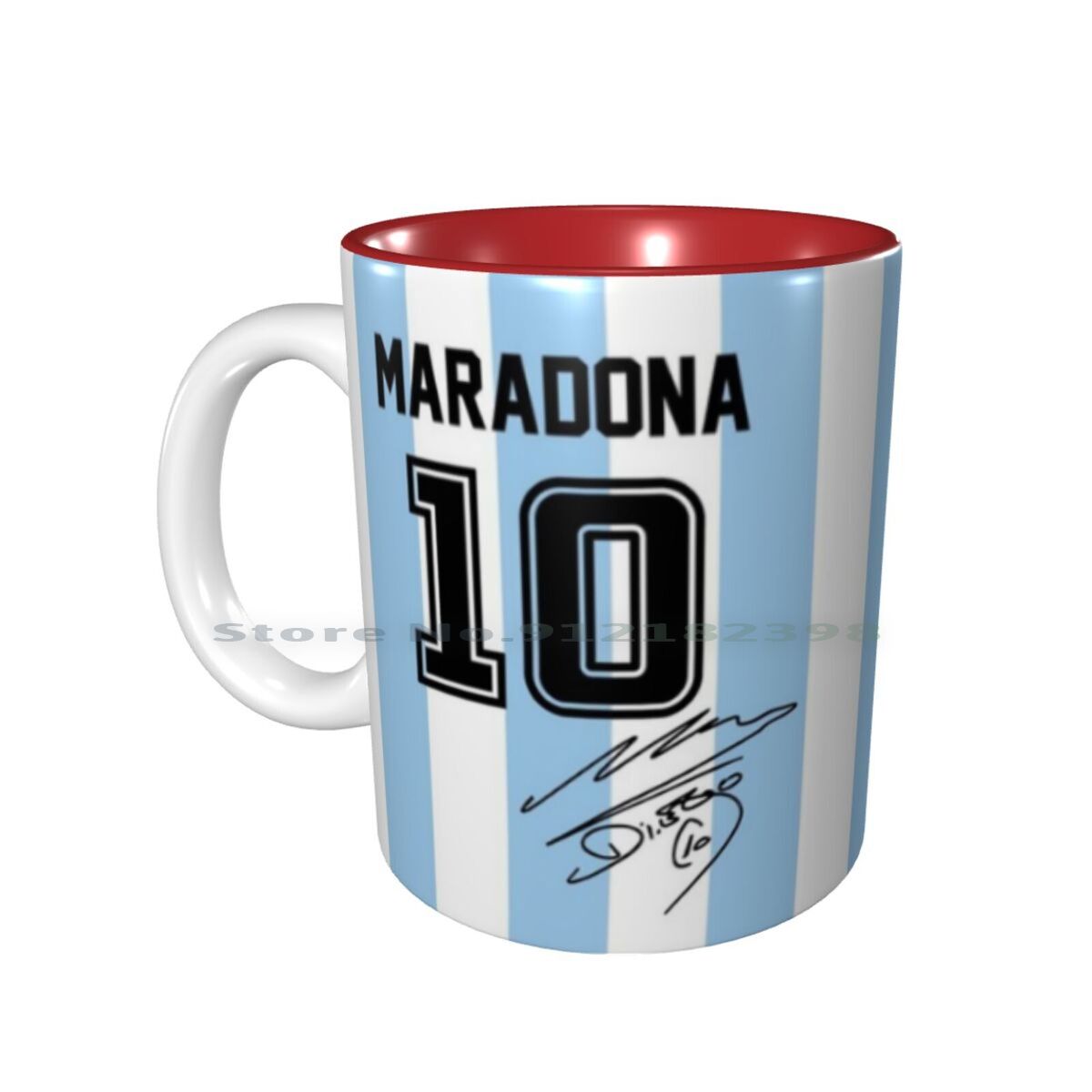 New Maradona Jersey Ceramic Mugs