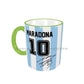 New Maradona Jersey Ceramic Mugs