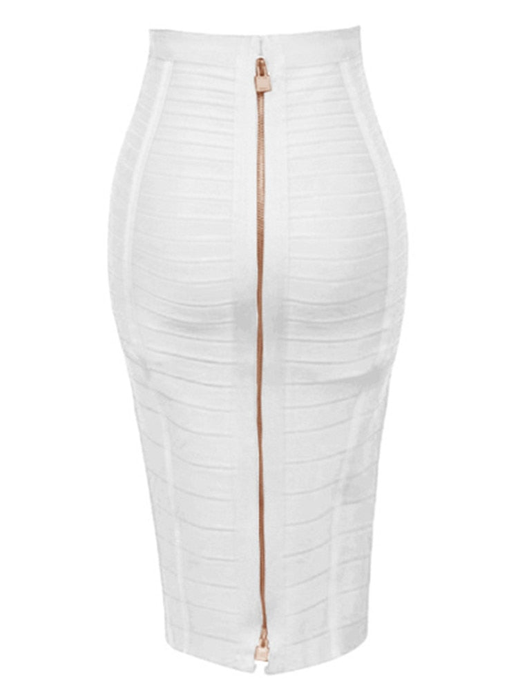 Women Elastic Bodycon Summer Pencil Skirt