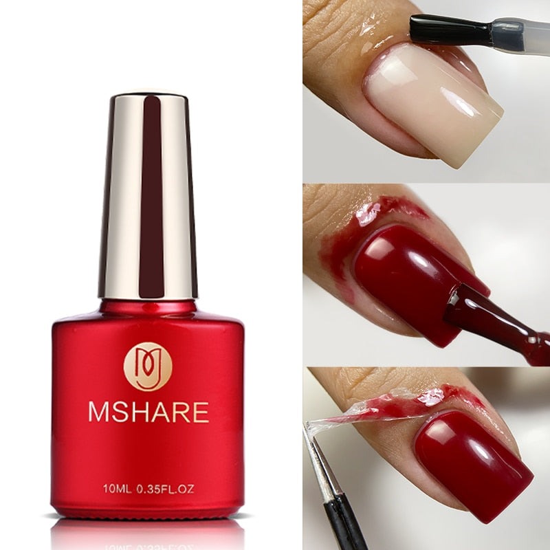 MSHARE Milky Pink Rubber Base Gel