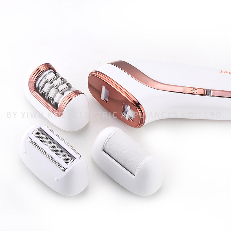 3 In1 Women Epilator Electric Female Face Hair Removal