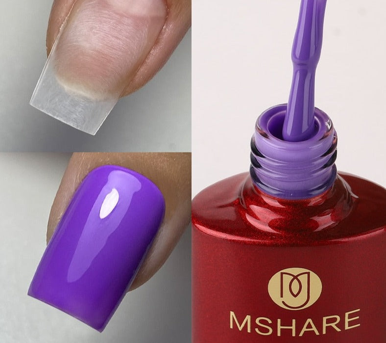 MSHARE Milky Pink Rubber Base Gel