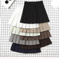 Korean Style Black Mini Pleated Skirt