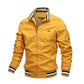 Men's Stand Collar Casual Zipper Jacket