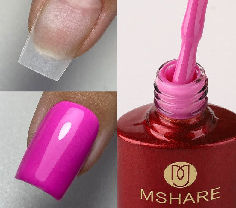 MSHARE Milky Pink Rubber Base Gel