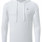 Men's Long Sleeve UPF 50+ Rash Guard Hoodie