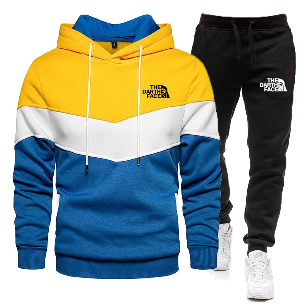 New winter Sportswear suit men's hoodies set