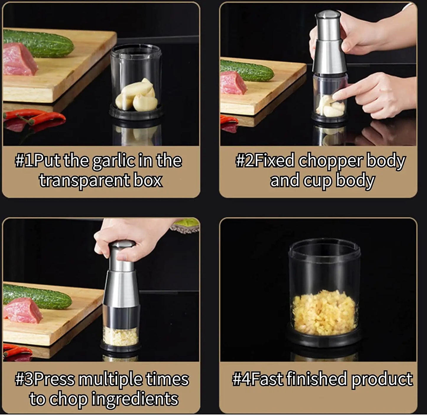 PRESSED GARLIC CHOPPER SQUEEZER MACHINE