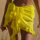 2022 Mesh Mini Ruffle Skirts