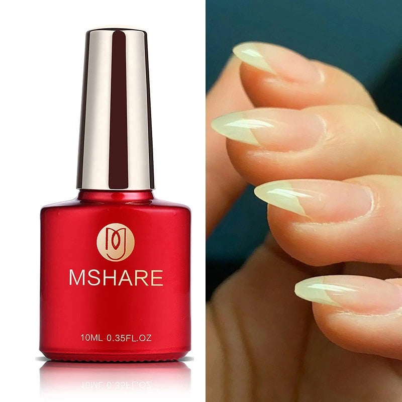 MSHARE Milky Pink Rubber Base Gel