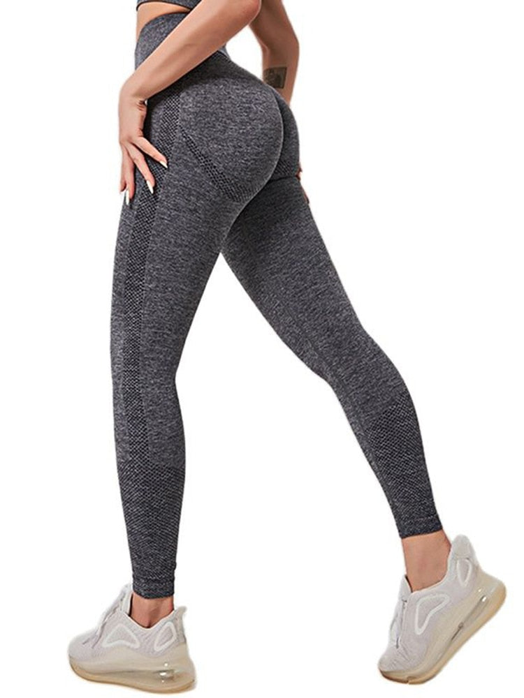 Women Seamless Smile High Waist Pants