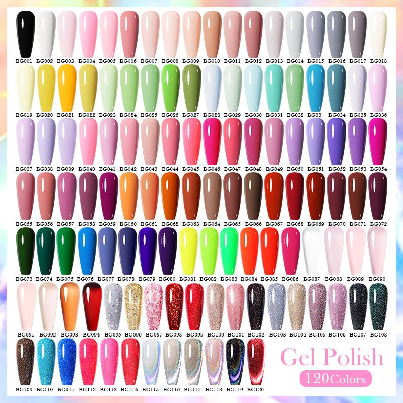 BORN PRETTY 114 Colors Gel Nail Polish