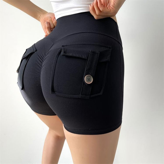 New High Waist Tights Leggings Push Up Cycling Shorts