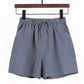 2022 New Summer Cotton Linen Beach Shorts