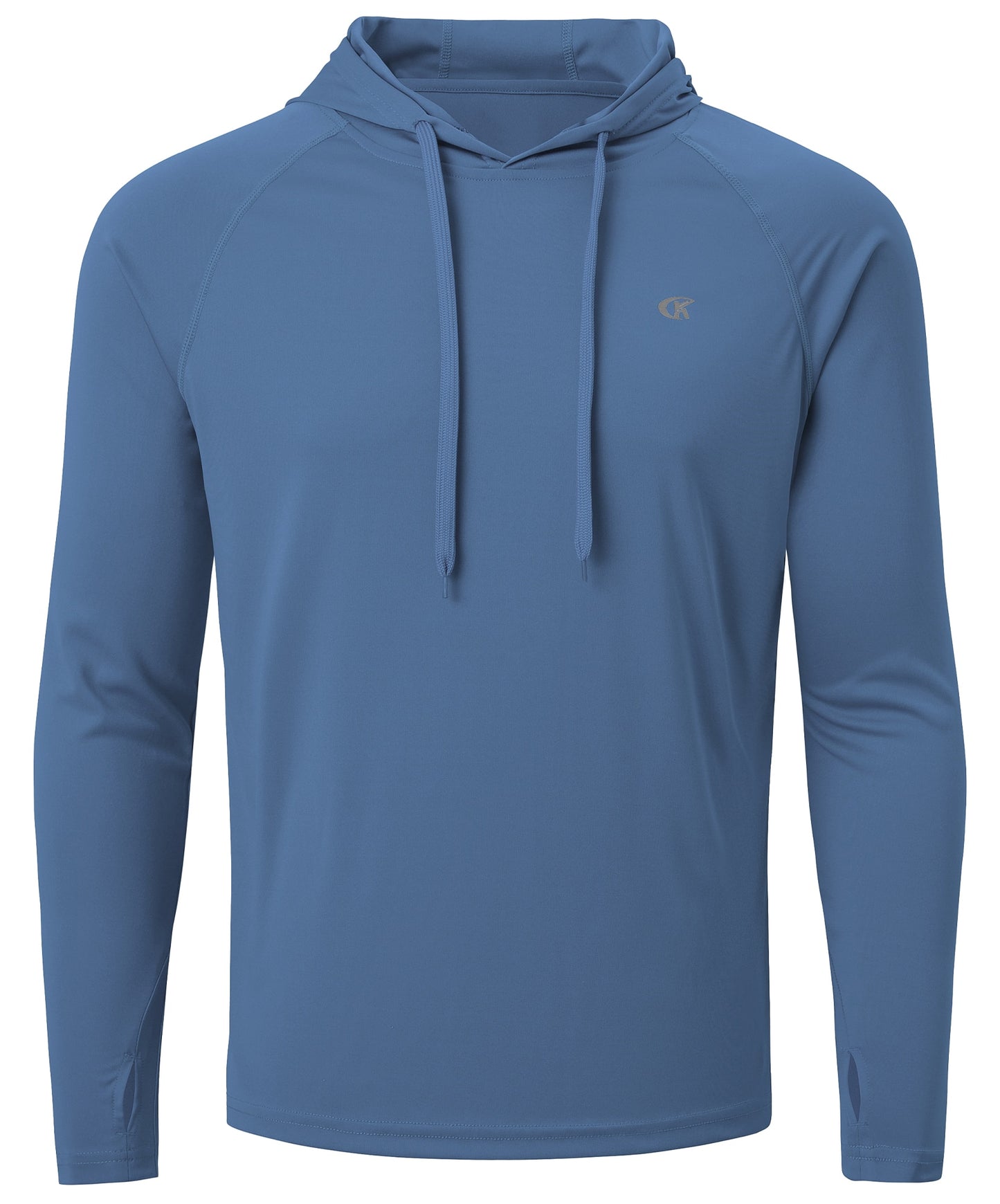 Men's Long Sleeve UPF 50+ Rash Guard Hoodie