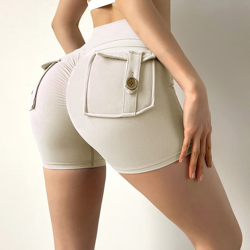 New High Waist Tights Leggings Push Up Cycling Shorts