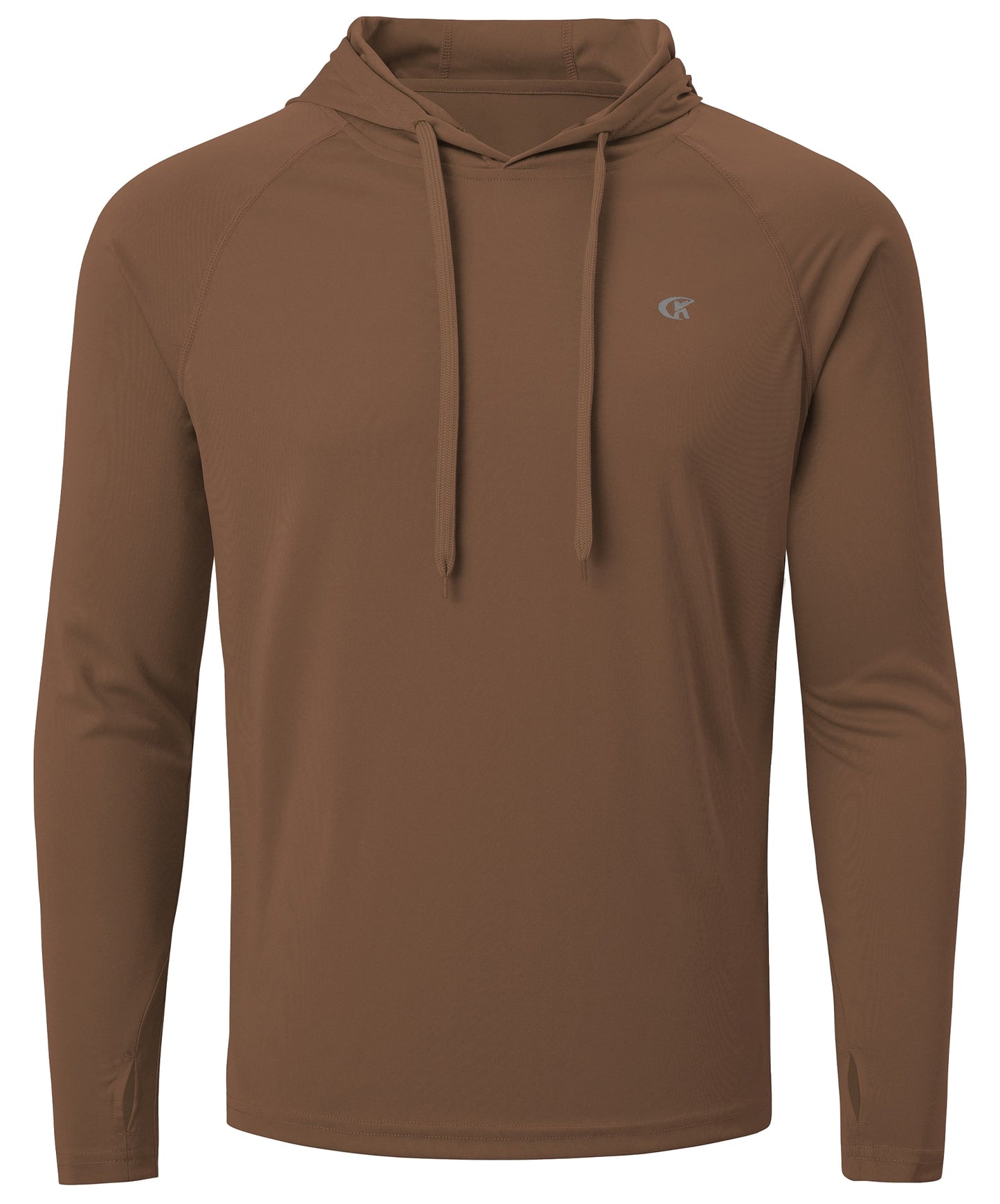 Men's Long Sleeve UPF 50+ Rash Guard Hoodie