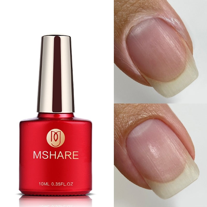 MSHARE Milky Pink Rubber Base Gel