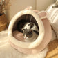 Sweet Cat Bed Warm Pet Basket Cozy Kitten