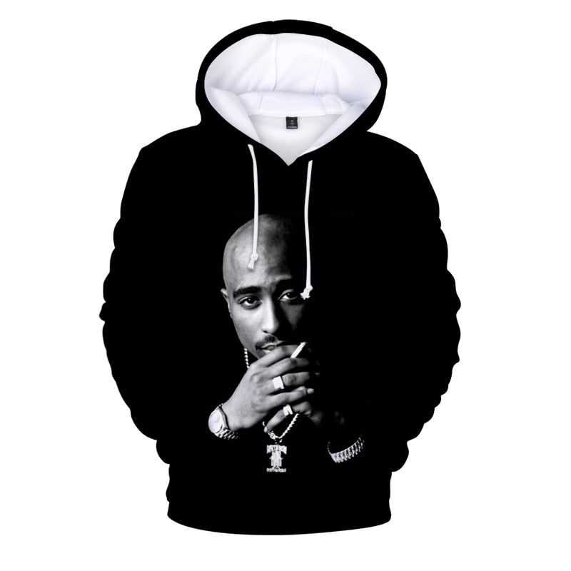 Tupac 3D Unisex Hoodie