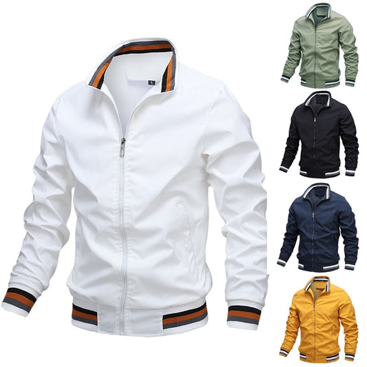 Fashion Men’s Windbreaker Casual Jacket