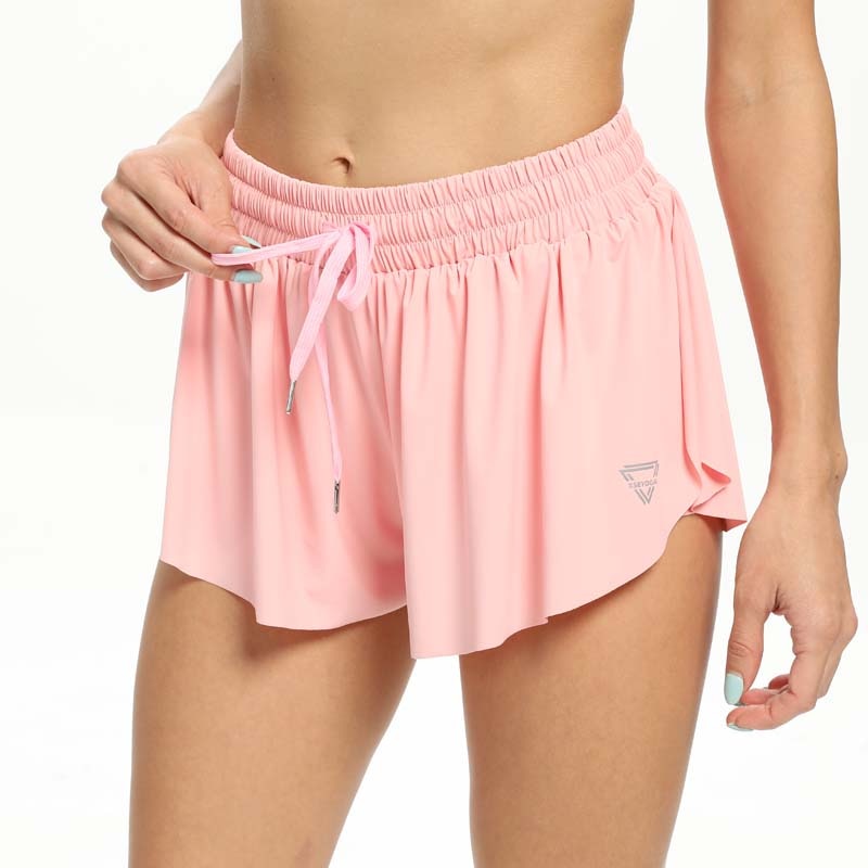 High Flexibility Waistband Push Up Cute Shorts