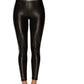 Women Black Stretchy Push Up High Waist Pants