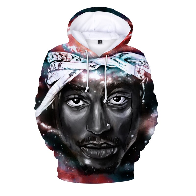 Tupac 3D Unisex Hoodie