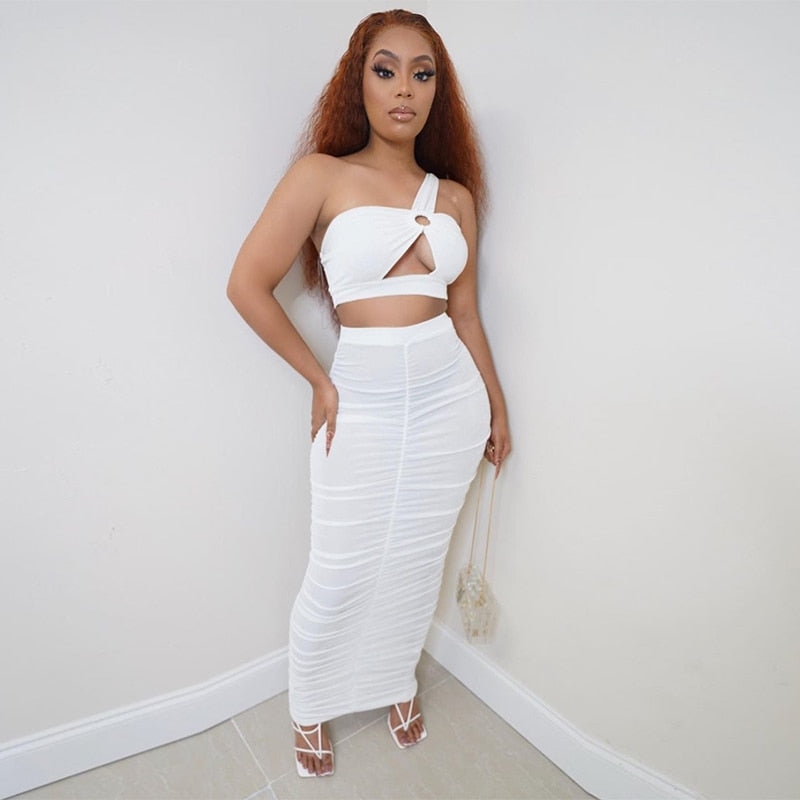 KREYOL BEAUTIFUL TWO PIECE SETS BODYCON DRESS