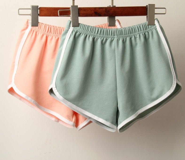 New Candy Color Anti Emptied Skinny Shorts