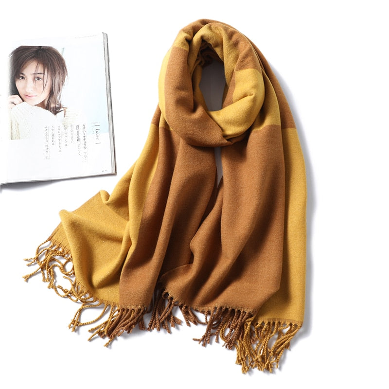 Kreyol Women Thick Warm Scarf