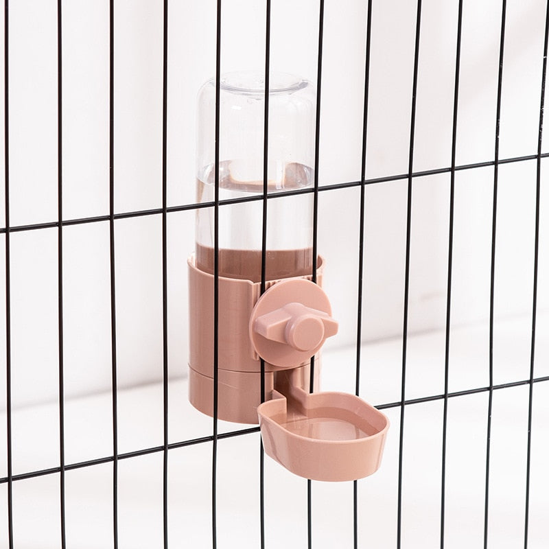 Automatic Pet Bowls Cage Hanging Feeder