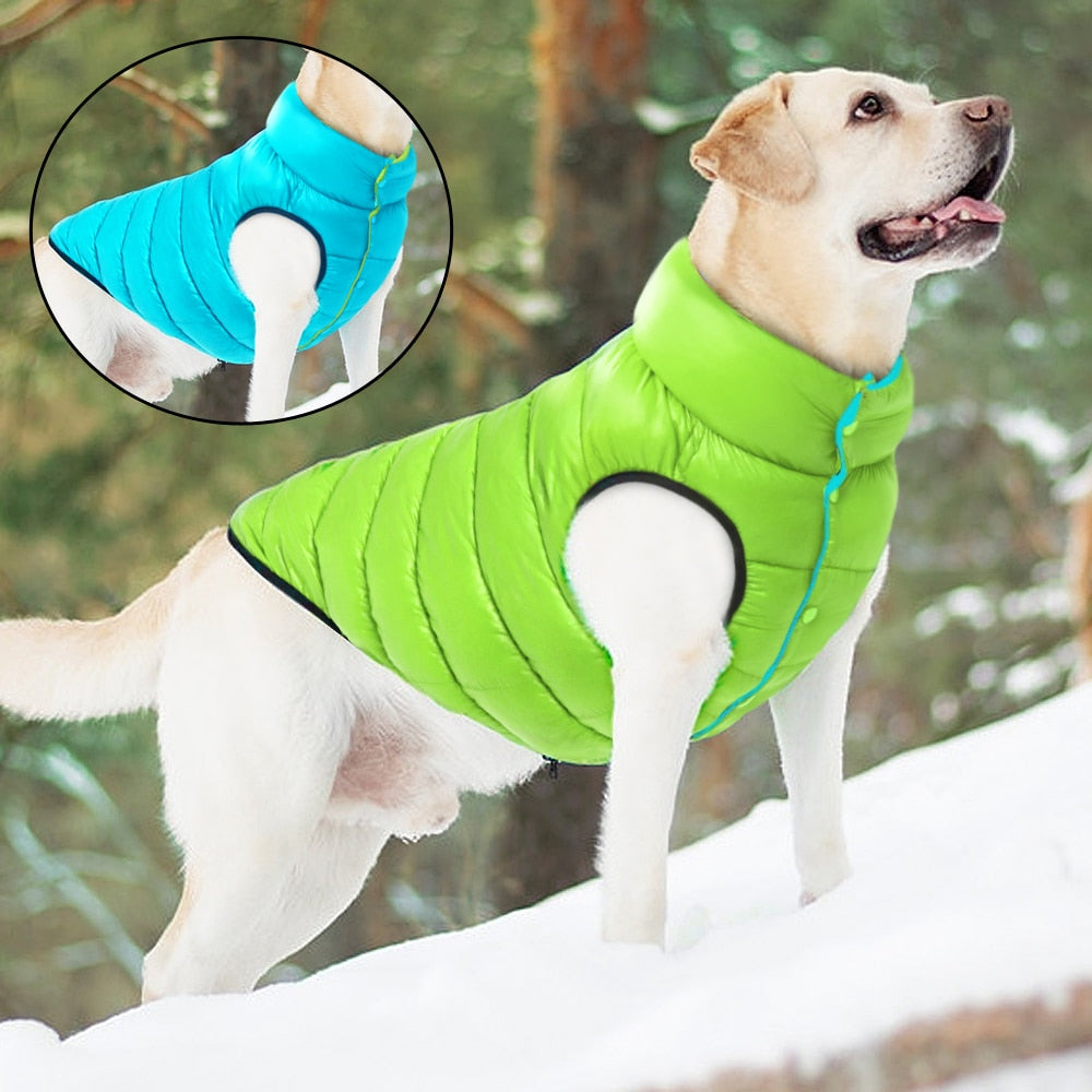 Warm Winter Vest Reversible Dogs Jacket