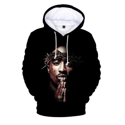 Tupac 3D Unisex Hoodie