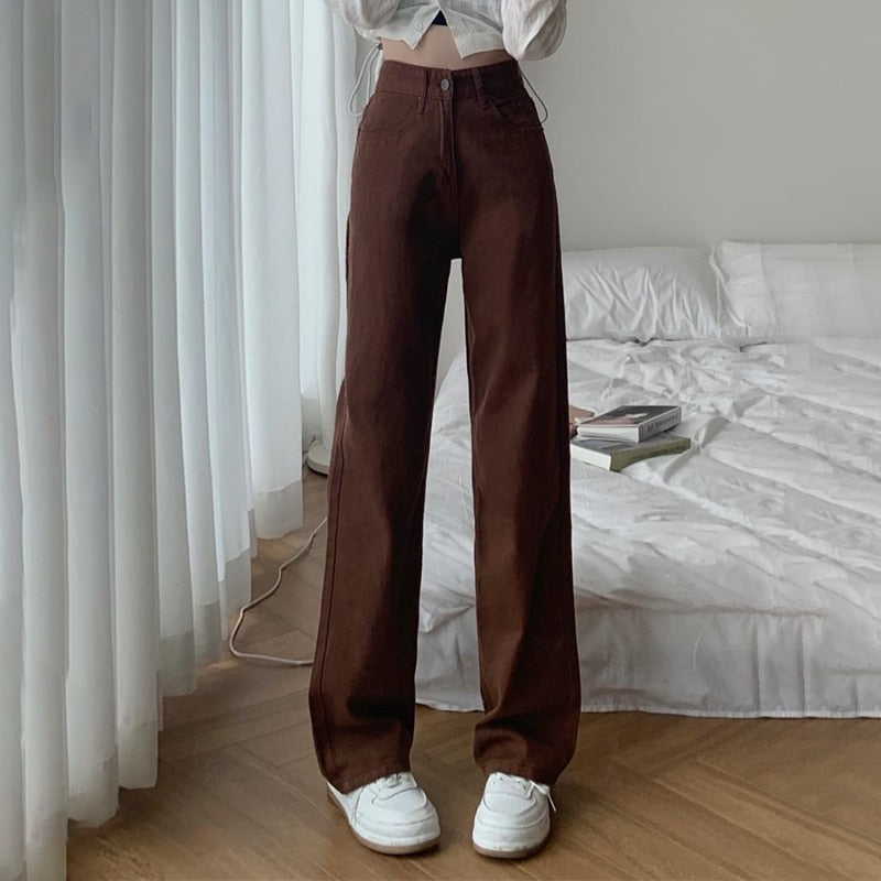 Women Casual Streetwear Vintage Baggy Trouser