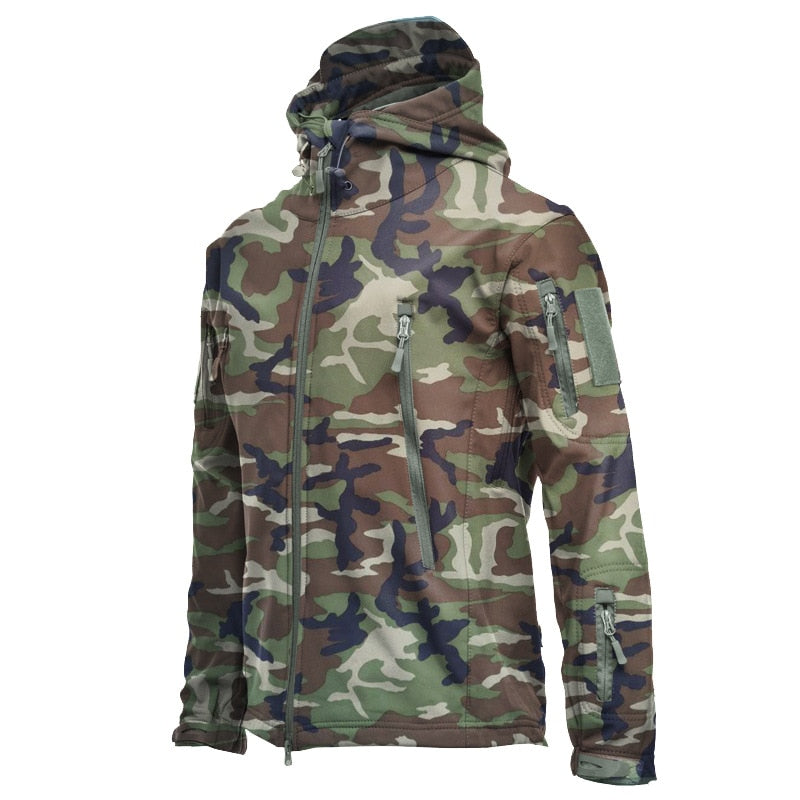 Men Winter Big Size Men Camouflage Jacket