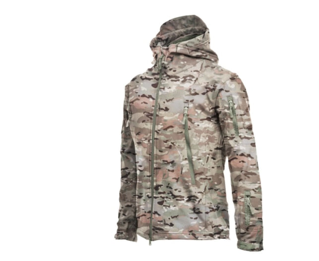 Men Winter Big Size Men Camouflage Jacket