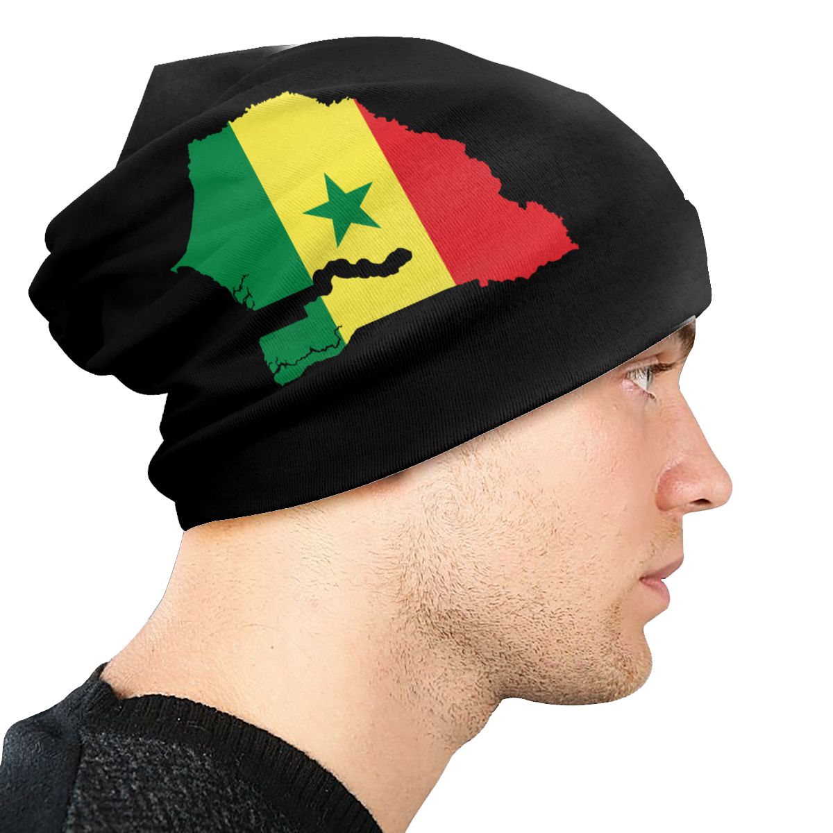 Senegal Map Flag Skullies