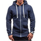 New Men's Zipper Hoodie Sweatshirts