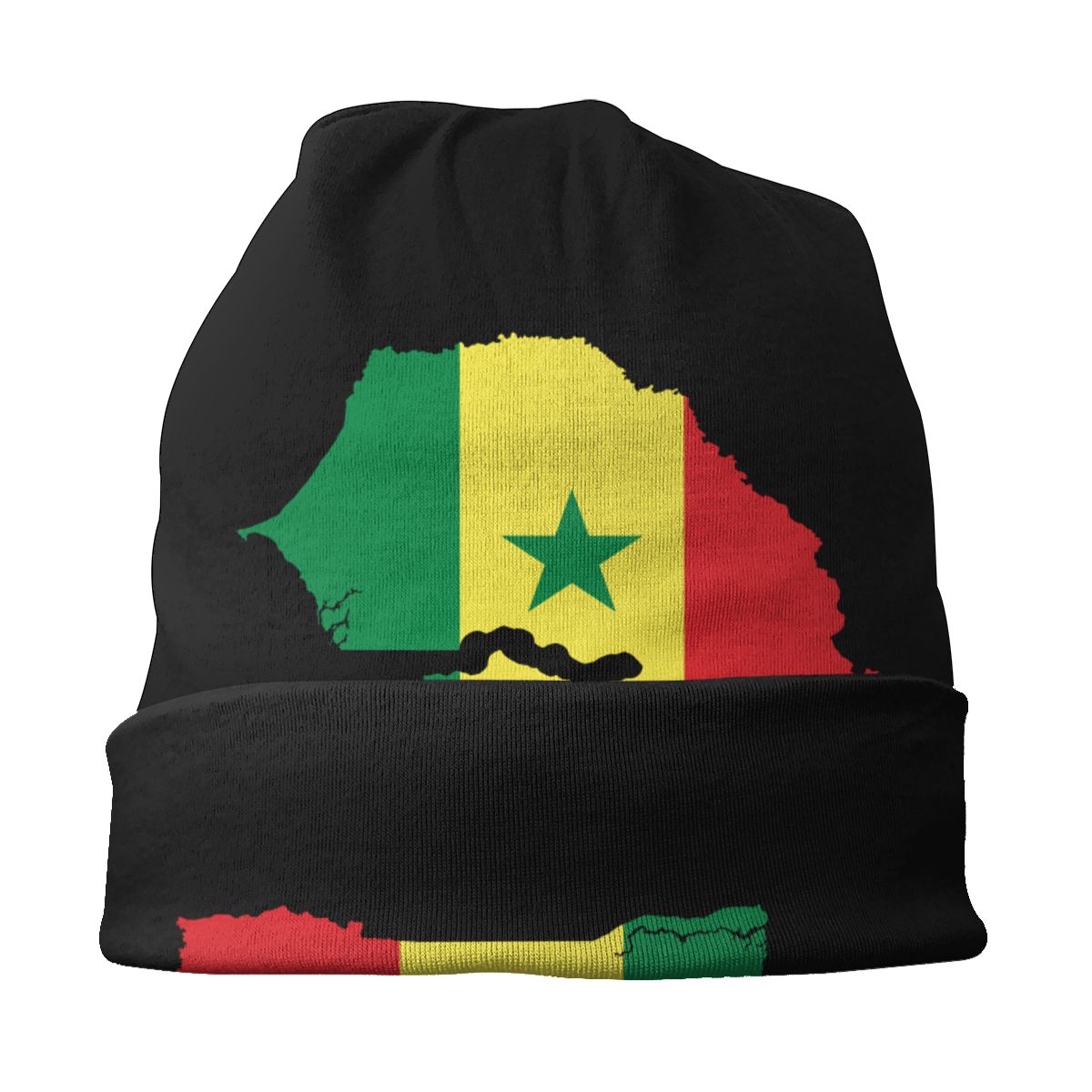 Senegal Map Flag Skullies