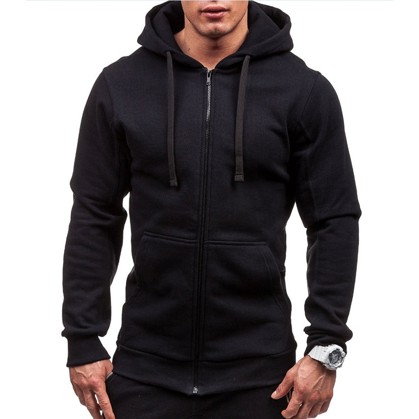 New Men's Zipper Hoodie Sweatshirts